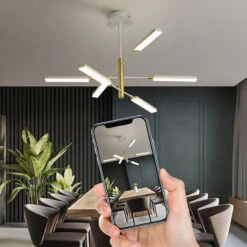 Lustre Moderne LED Avec Lampes Rectangulaires Wayna 25 Lustre Moderne LED Avec Lampes Rectangulaires Wayna -Lumeers Boutique product image 1925782652