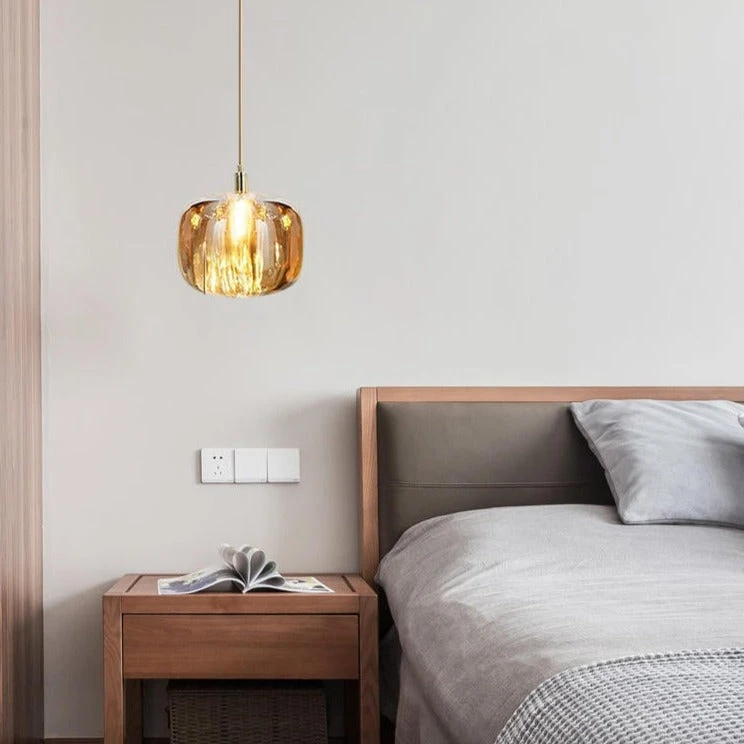 Suspension Moderne En Forme De Pomme En Verre Julye 7 Suspension Moderne En Forme De Pomme En Verre Julye – Image 5