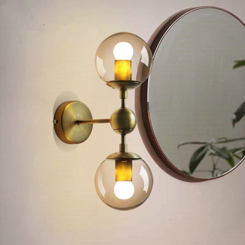 Applique Murale Moderne En Verre Fumé Shonda 7 Applique Murale Moderne En Verre Fumé Shonda – Image 5