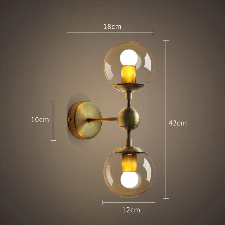 Applique Murale Moderne En Verre Fumé Shonda 10 Applique Murale Moderne En Verre Fumé Shonda – Image 8