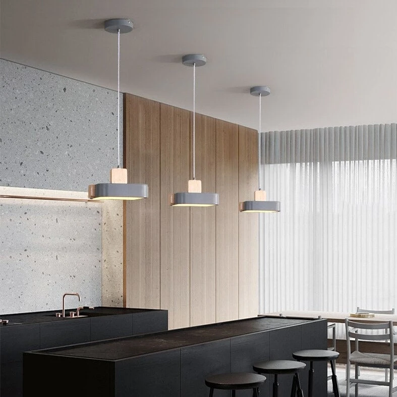 Suspension Scandinave LED Avec Abat-jour En Bois Ainhara 5 Suspension Scandinave LED Avec Abat-jour En Bois Ainhara – Image 3