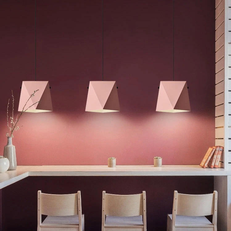 Suspension Design LED Avec Abat-jour En Métal Coloré Alana 4 Suspension Design LED Avec Abat-jour En Métal Coloré Alana – Image 2