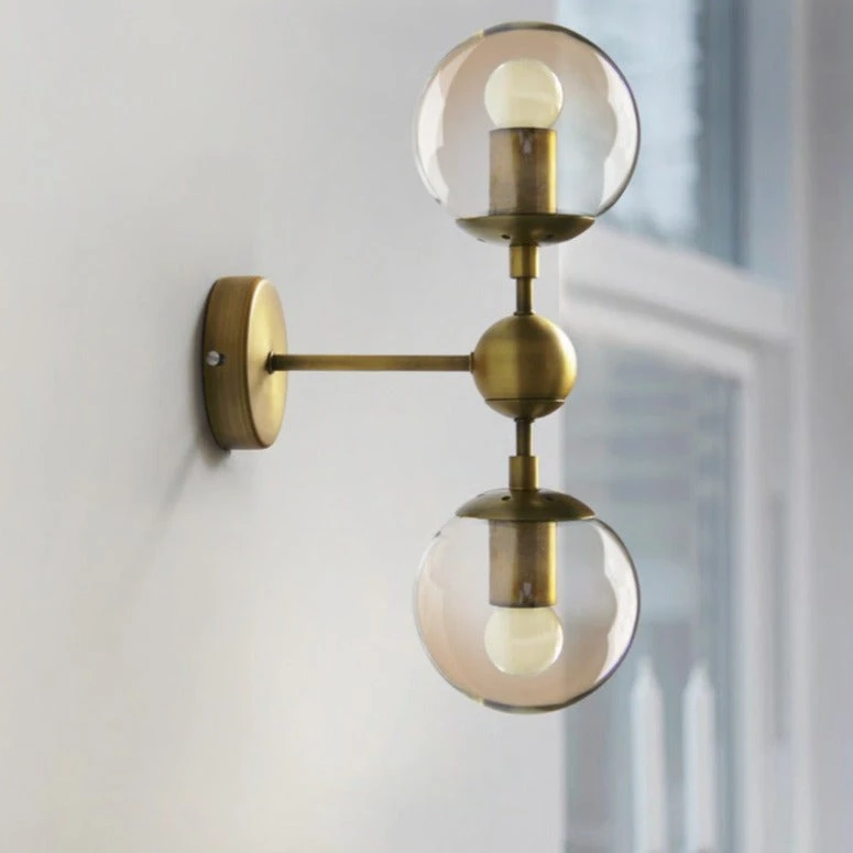 Applique Murale Moderne En Verre Fumé Shonda 4 Applique Murale Moderne En Verre Fumé Shonda – Image 2