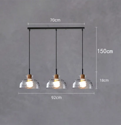 Lustre Moderne Avec Abat-jour En Verre Dante 7 Lustre Moderne Avec Abat-jour En Verre Dante – Image 5