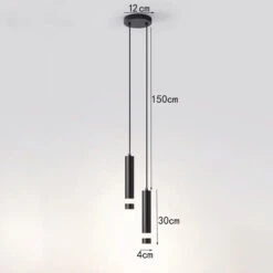 Lustre Design LED Tube Lumineux Doré Ou Noir Amias 22 Lustre Design LED Tube Lumineux Doré Ou Noir Amias -Lumeers Boutique product image 1972341923