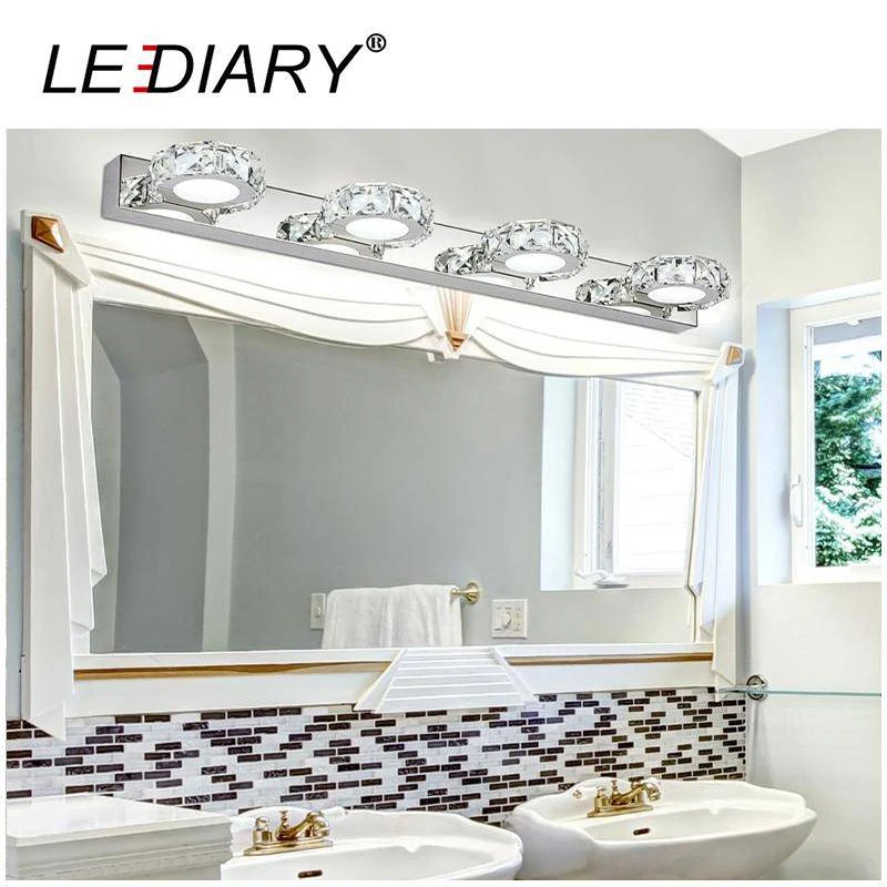 Applique Murale LED Pour Tableau Et Miroir Avec Spot Rond En Cristal LEDIARY 4 Applique Murale LED Pour Tableau Et Miroir Avec Spot Rond En Cristal LEDIARY – Image 2