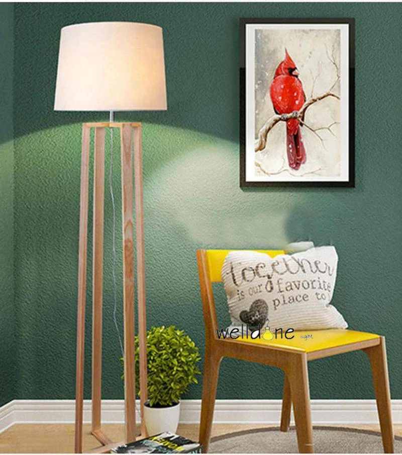 Lampadaire Style Japonais Avec Pieds En Bois Et Abat-jour Nordic 7 Lampadaire Style Japonais Avec Pieds En Bois Et Abat-jour Nordic â Image 5