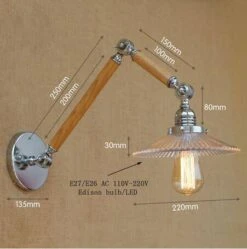 Applique Murale LED Ajustable Art Deco Chromée, Bois Et Verre 11 Applique Murale LED Ajustable Art Deco Chromée, Bois Et Verre -Lumeers Boutique product image 479048479 75002c17 d220 48a6 b316 50bf00bc6fbd