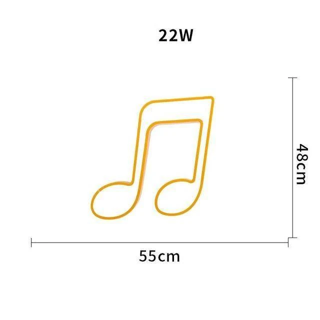 Plafonnier Enfant LED En Notes De Musique 8 Plafonnier Enfant LED En Notes De Musique – Image 6