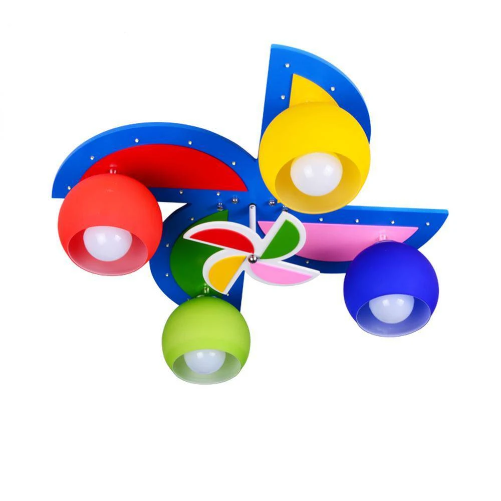 Plafonnier Enfant LED En Forme D'hélice De Couleurs 5 Plafonnier Enfant LED En Forme D'hélice De Couleurs – Image 3