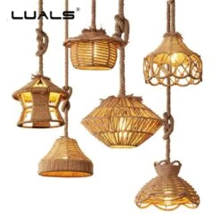 Suspension Rustique LED Avec Abat-jour De Plusieurs Formes Et Cordage 17 Suspension Rustique LED Avec Abat-jour De Plusieurs Formes Et Cordage -Lumeers Boutique product image 594562350 a214b93e f960 43bc ac3a 75163e79408f