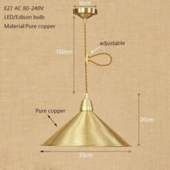 Suspension Design à LED Avec Abat-jour Doré Iron Loft -Lumeers Boutique product image 606761146 4fe2fc47 6b5a 4c34 9a7e 61a225bbdbc1