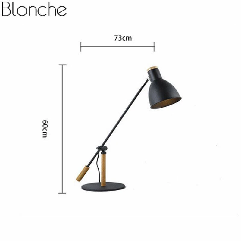 Lampe De Bureau à LED Ajustable Métal Et Bois (noir Ou Blanc) 8 Lampe De Bureau à LED Ajustable Métal Et Bois (noir Ou Blanc) – Image 6