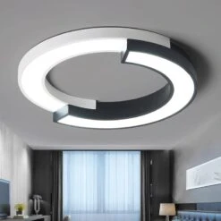 Plafonnier Design LED Demis Ronds Noir Et Blanc -Lumeers Boutique product image 745898251 a0274c87 da86 48f6 b35d de19b7afc9d4