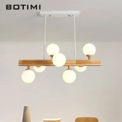 Lustre LED En Bois Avec Lampe Dans Boule En Verre -Lumeers Boutique product image 748521653 b1e04cc0 b104 46bb a167 6bc5617c2292
