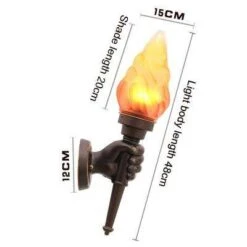 Applique Extérieur LED Torche Dans Une Main -Lumeers Boutique product image 755086571 cdcf1b46 7e65 4796 8b74 f8545e99b595