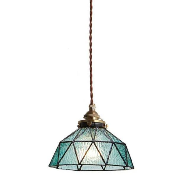 Suspension Design LED En Verre Coloré Style Vintage 6 Suspension Design LED En Verre Coloré Style Vintage – Image 4