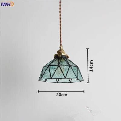 Suspension Design LED En Verre Coloré Style Vintage 7 Suspension Design LED En Verre Coloré Style Vintage – Image 5