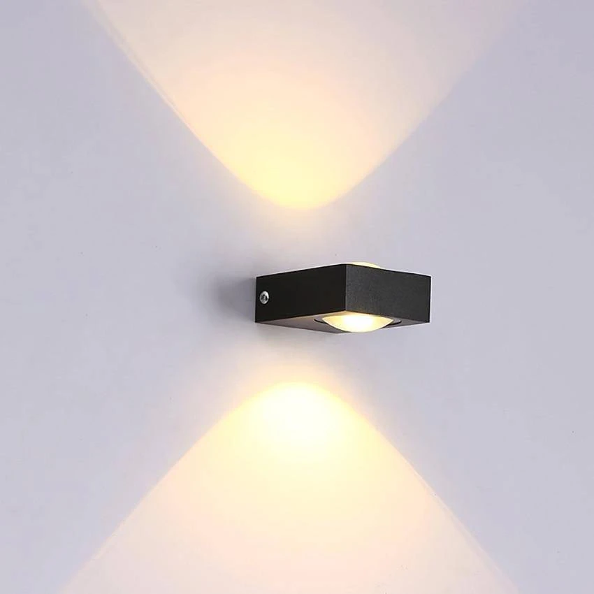 Applique Murale à LED Carrée Avec Lampe Des Deux Côtés 5 Applique Murale à LED Carrée Avec Lampe Des Deux Côtés – Image 3