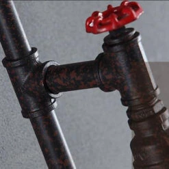 Applique Murale Industrielle LED En Métal Noir Et Rouge Pekoso 11 Applique Murale Industrielle LED En Métal Noir Et Rouge Pekoso -Lumeers Boutique product image 829499623