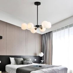 Lustre Industriel Avec Plusieurs Boules De Verre Foyer -Lumeers Boutique product image 878744614 bf32de55 b5d8 4120 a649 cf737324e2a5