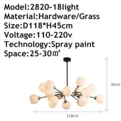 Lustre Industriel Avec Plusieurs Boules De Verre Foyer -Lumeers Boutique product image 878744617 504f23a2 a8ee 4b6a 9f14 ba9dbe6613ff