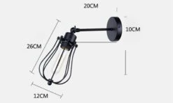 Applique Murale Cage Vintage 12 Applique Murale Cage Vintage -Lumeers Boutique product image 879340443 39665521 94c3 43a1 bc27 e5e514e000f5