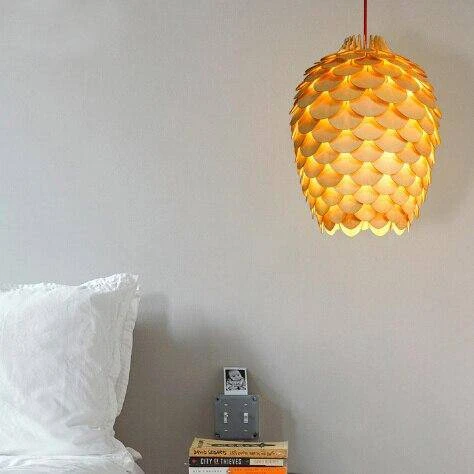 Suspension Design En Bois Fleur Avec Pétales Chiba 4 Suspension Design En Bois Fleur Avec Pétales Chiba – Image 2