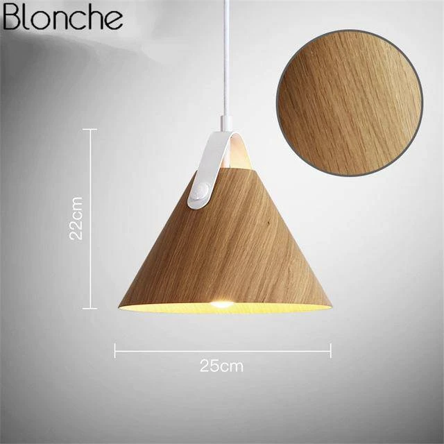 Suspension LED En Bois Et Métal Coloré Hanging 6 Suspension LED En Bois Et Métal Coloré Hanging – Image 4