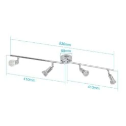 Barre à 4 Spots LED Chromée -Lumeers Boutique product image 919412939 067e1c6e 494f 456a b776 a0b72e99f90a