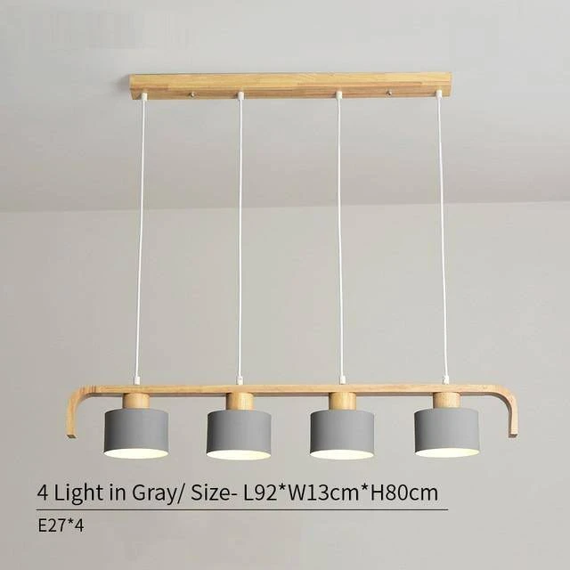 Suspension Moderne à LED En Bois Et Abat-jour (plusieurs Couleurs) 15 Suspension Moderne à LED En Bois Et Abat-jour (plusieurs Couleurs) – Image 13