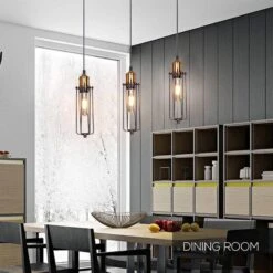 Suspension Industriel LED En Métal Avec Cage Style Rétro -Lumeers Boutique product image 976837628 d7119b3b f4df 4885 95c1 1311a5c3f45d