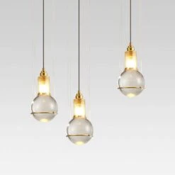 Suspension Design LED En Métal Dorée Avec Abat-jour En Verre Cristal Luxury -Lumeers Boutique product image 979059192 762d8137 ef47 4f09 ba71 8c40edfb13c1