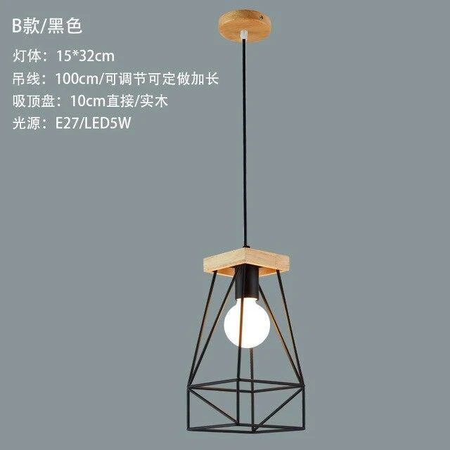 Suspension Design LED En Cage Métal Colorée Style Scandinave 20 Suspension Design LED En Cage Métal Colorée Style Scandinave – Image 18