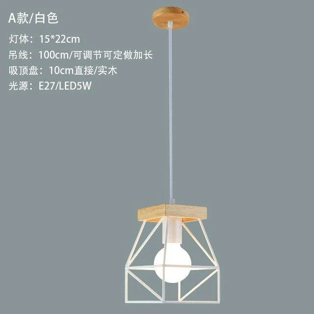 Suspension Design LED En Cage Métal Colorée Style Scandinave 13 Suspension Design LED En Cage Métal Colorée Style Scandinave – Image 11