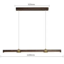 Suspension Design LED Avec Tube Allongé En Bois Style Creative -Lumeers Boutique product image 979180096 6b168089 a149 4059 bd46 ec7dd2db68bd