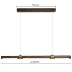 Suspension Design LED Avec Tube Allongé En Bois Style Creative -Lumeers Boutique product image 979180097 2d6557c6 3e9a 4f79 a0ab fb3aee0d0233