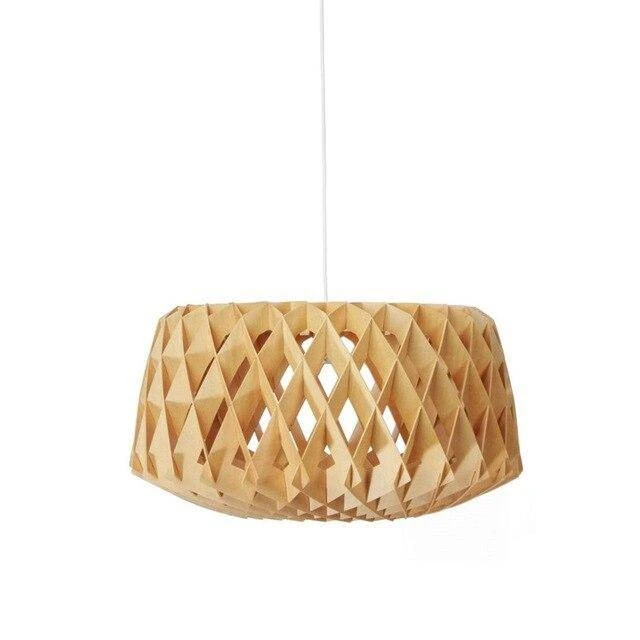 Suspension Moderne LED En Forme De Cage En Bois Style Scandinave 4 Suspension Moderne LED En Forme De Cage En Bois Style Scandinave – Image 2