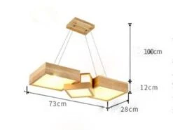 Lustre Moderne LED Aux Formes Géométriques En Bois Stars -Lumeers Boutique product image 979184479 aff27fff b72c 4ba9 b238 33d4414280ef