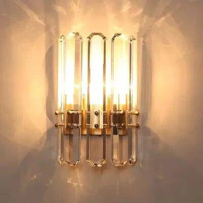 Applique Murale En Cristal Et Socle Doré Wall 4 Applique Murale En Cristal Et Socle Doré Wall – Image 2