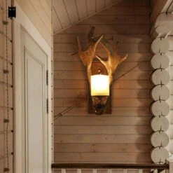 Applique Murale Rustique LED Aux Bois De Cerfs Art -Lumeers Boutique product image 979545412 2a26cc8a 4e85 49aa 95f2 ff72663324c4