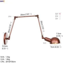 Applique Murale Antique à Bras Articulé Rustic 23 Applique Murale Antique à Bras Articulé Rustic -Lumeers Boutique product image 979779613 59f61194 3b9e 4bc2 93d0 221b36d1e025