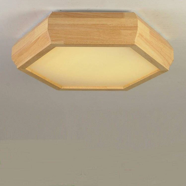 Plafonnier En Bois Hexagonal Hill 5 Plafonnier En Bois Hexagonal Hill – Image 3