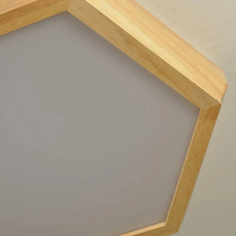 Plafonnier En Bois Hexagonal Hill 4 Plafonnier En Bois Hexagonal Hill – Image 2