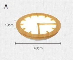 Plafonnier LED Horloge En Bois -Lumeers Boutique product image 979798755 4628320e af5a 4184 a4ee 9d10a0e9a44a