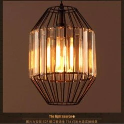 Suspension Design En Cristal à LED Rétro Vintage -Lumeers Boutique product image 983291153 3730bf32 43e1 4489 a158 d02f6e887531