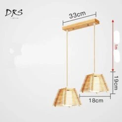 Suspension LED Cage Conique En Bois -Lumeers Boutique product image 983304704 59222005 be6e 4a24 a3b1 f63b56aba7d0