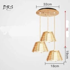 Suspension LED Cage Conique En Bois -Lumeers Boutique product image 983304706 513eb0f8 d628 425e b5fb 00f2b9105c74