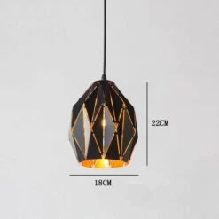 Suspension Design Rétro En Métal Noir Loft -Lumeers Boutique product image 988107098 486b6f79 af80 4836 9d0b e642d2ad3d67