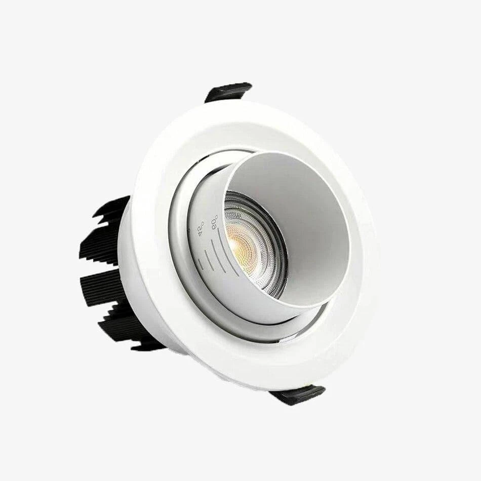 Spot Encastré Rond LED Orientable Style Loft 3 Spot Encastré Rond LED Orientable Style Loft